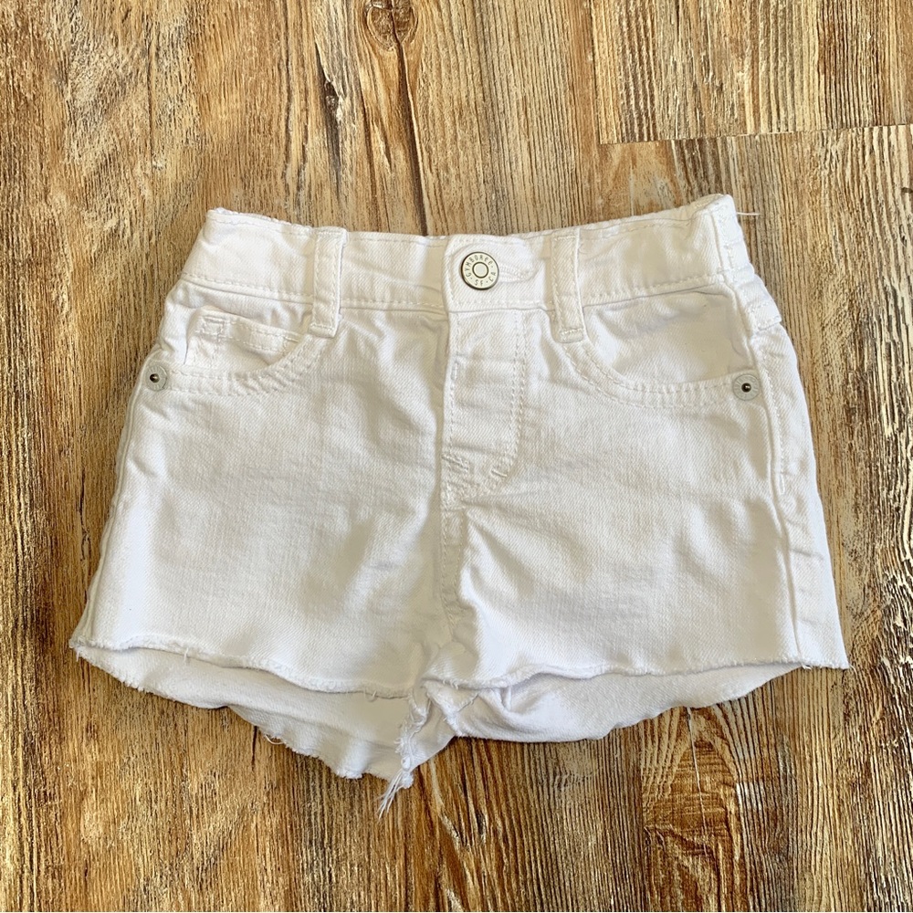 GYMBOREE - Infant White Denim Shorts